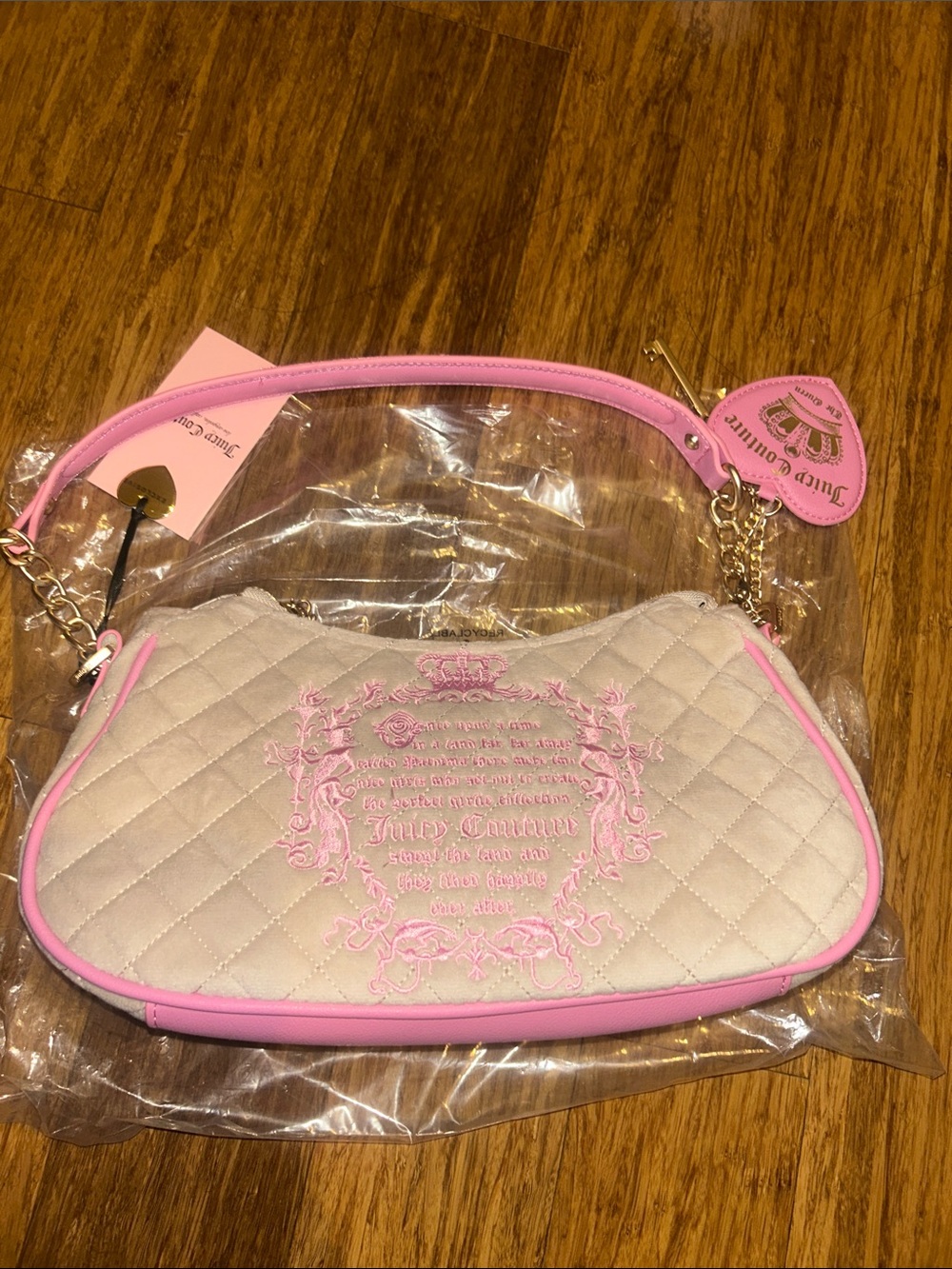 Juicy Couture Juicy Tale Shoulder Bag Sandstone - Picture 3 of 4